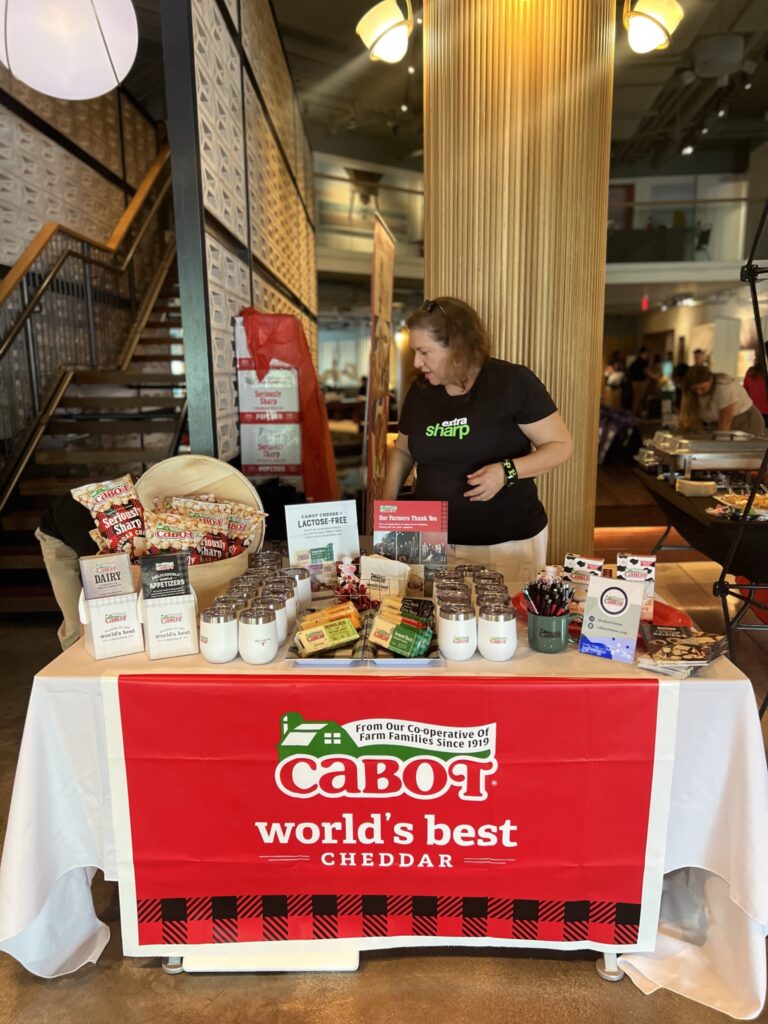 Photo of Cabot Cheese at Foodie Tribe's Grow Your Influencer 2022
