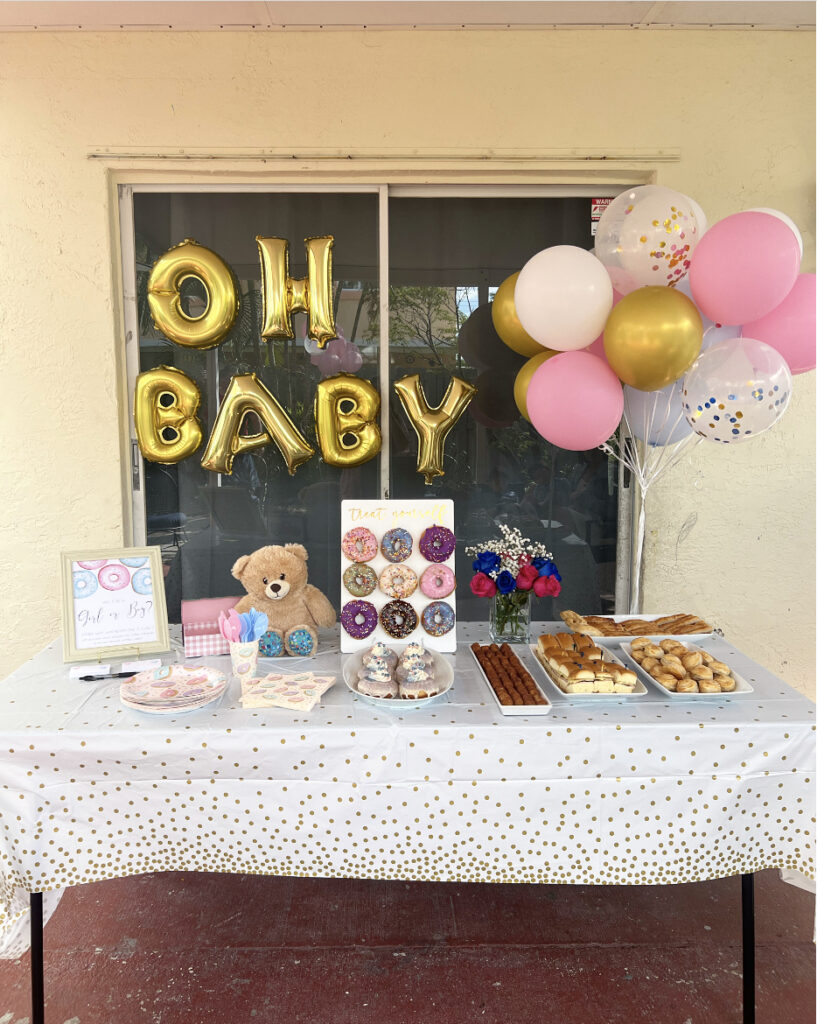 Photo of Donut theme Gender Reveal Party