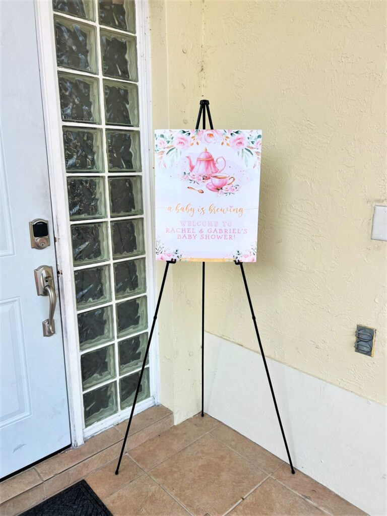 Photo of Baby Shower Welcome Sign