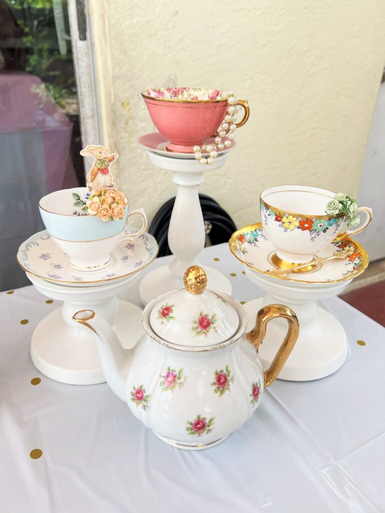 Photo of Teacups Baby Shower Decor