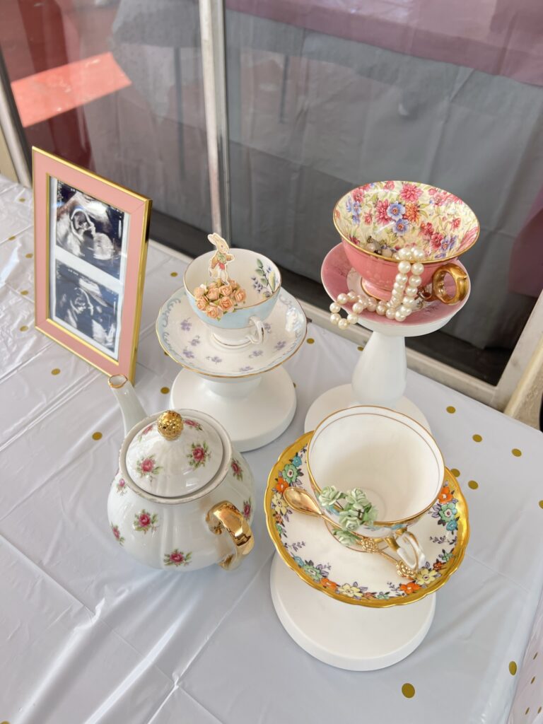 Photo of Teacups Baby Shower Decor