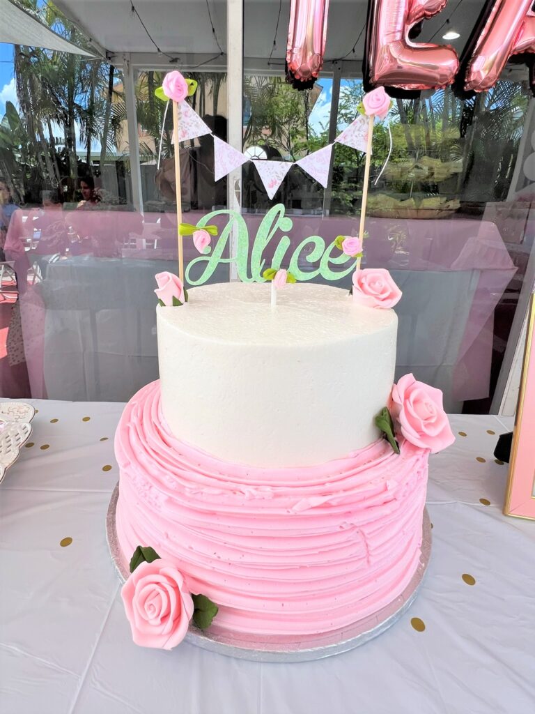 Photo of Tea themed Baby Shower Cake 