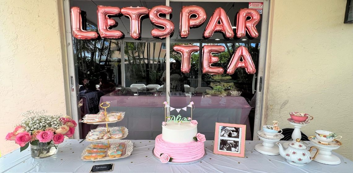 Photo of Tea Themed Baby Shower Table Deocr