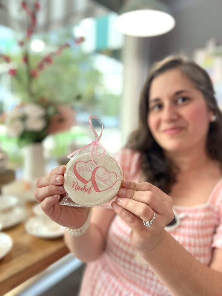 Photo of Influencer at Bubbles and Buttercream Galentines Event at New River Cafe and Bakery