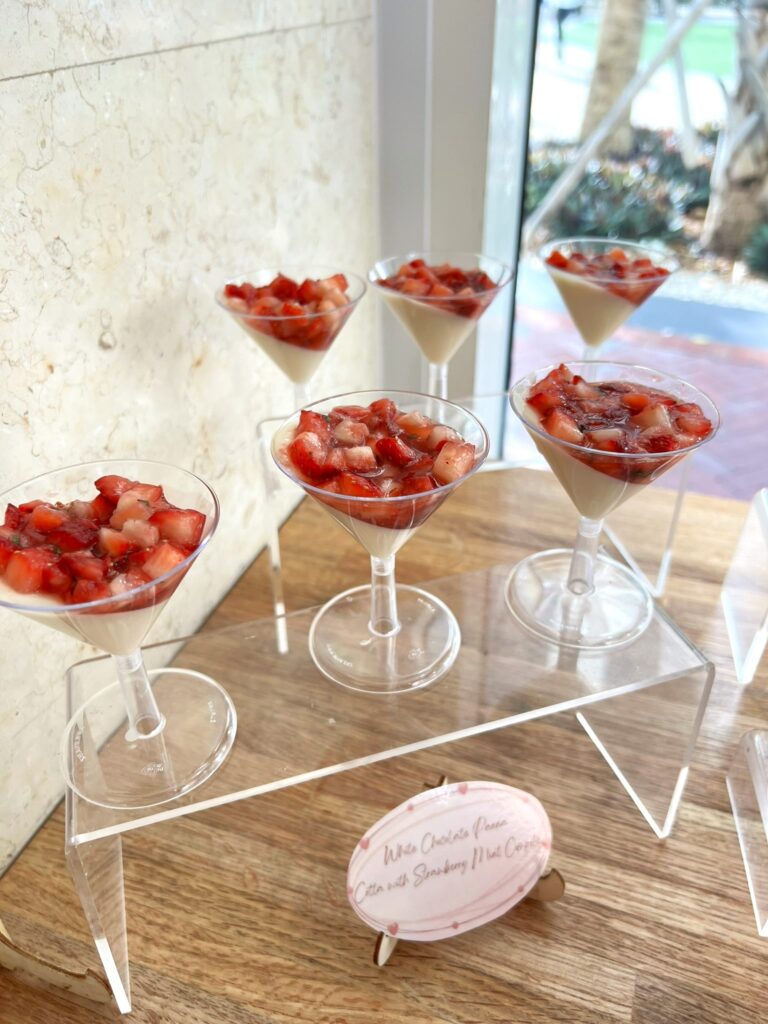 Photo of Bubbles and Buttercream Galentines Event Food Spread at New River Cafe and Bakery