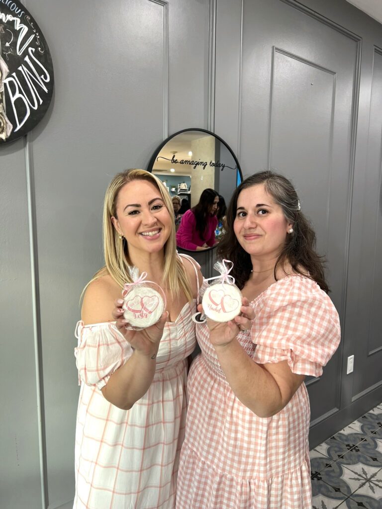 Photo of Influencers at Bubbles and Buttercream Galentines Event at New River Cafe and Bakery