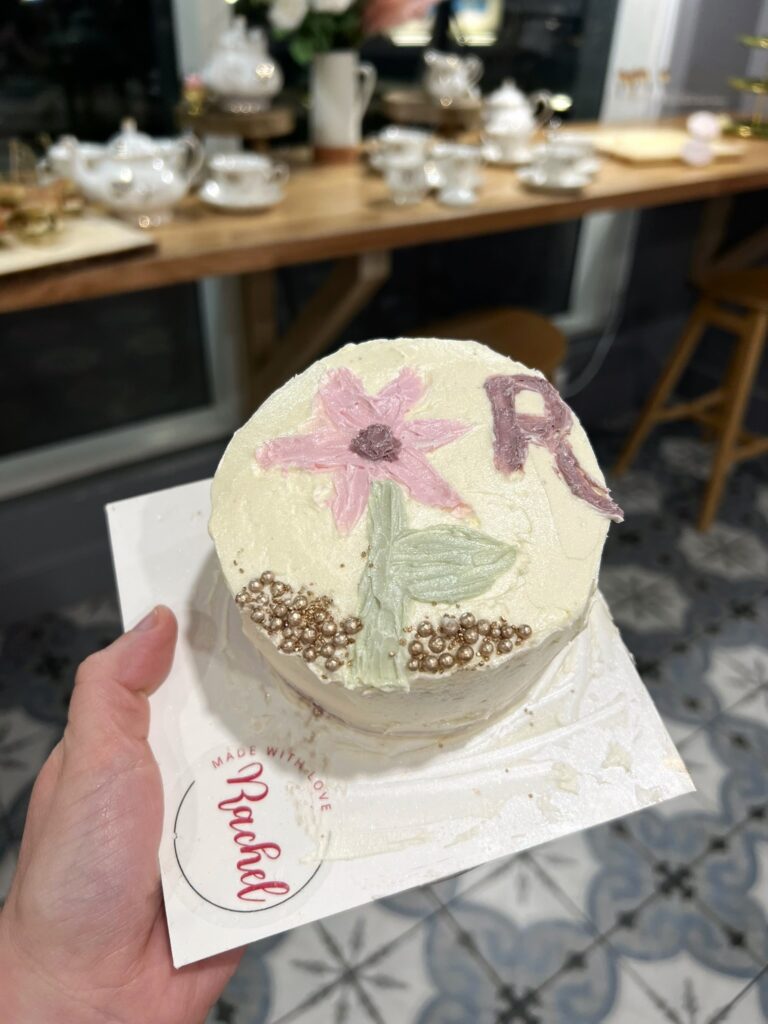 Photo of mini panini at Bubbles and Buttercream Galentines Event at New River Cafe and Bakery