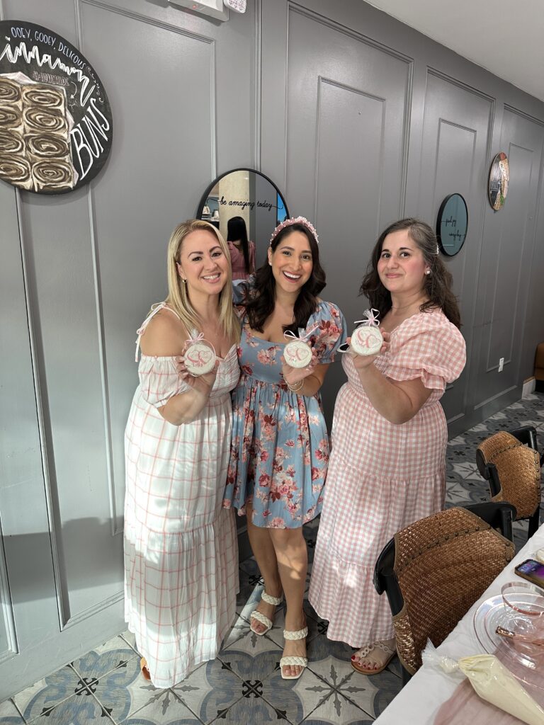 Photo of Influencers at Bubbles and Buttercream Galentines Event at New River Cafe and Bakery
