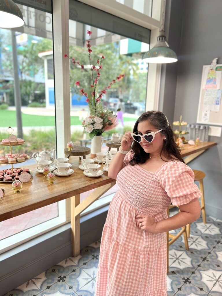 Photo of Influencer at Bubbles and Buttercream Galentines Event at New River Cafe and Bakery