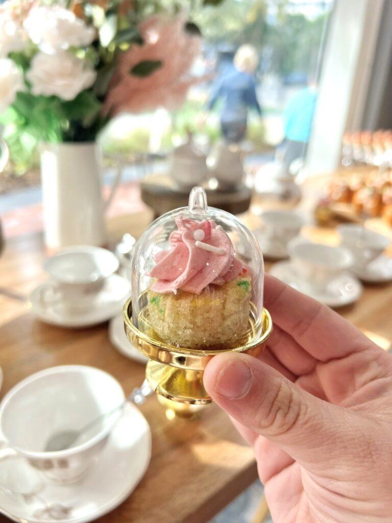 Photo of Bubbles and Buttercream Galentines Event Mini Cake at New River Cafe and Bakery